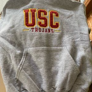 USC Trojans Gray Sweatshirt Champion